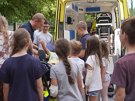 Kinder schnupperten Hochschulluft an der DHBW Karlsruhe