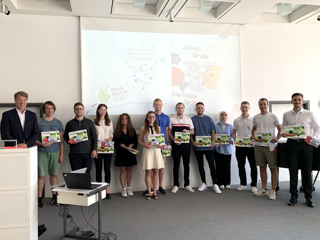 Verleihung des Grand Challenge Award in der Badischen Landesbibliothek in Karlsruhe