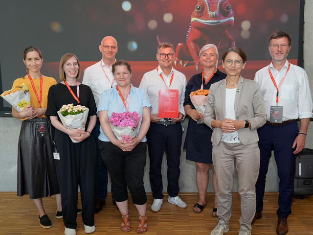 DHBW-Leitung und Forschungssupport-Team im Austausch.